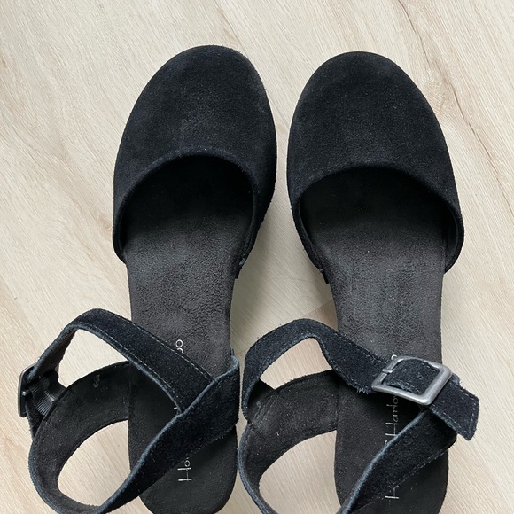 House of Harlow 1960 black suede clog heels in size 9. Worn once - Picture 5 of 7
